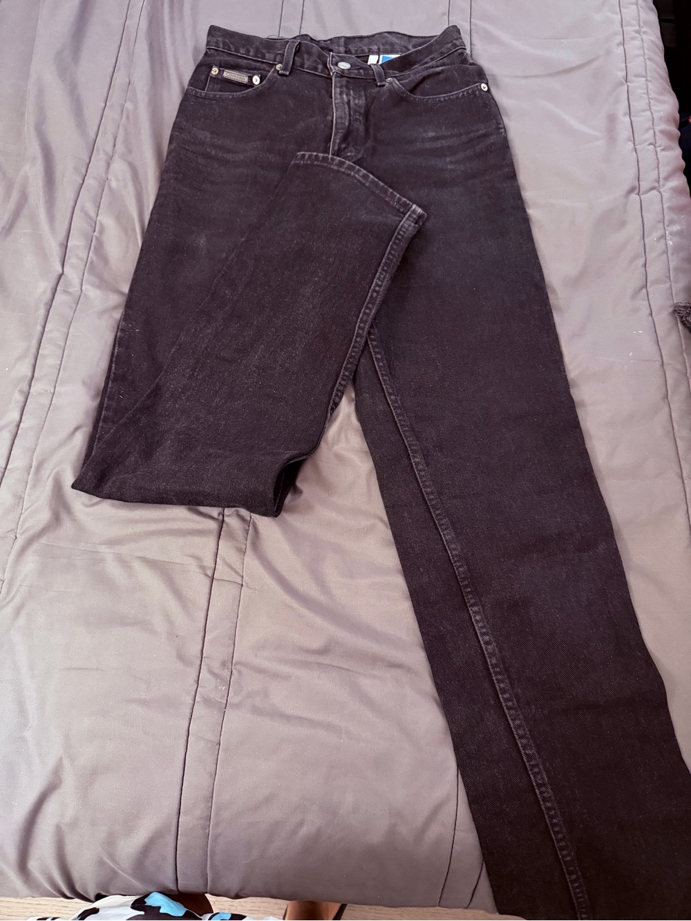 Women’s Black High-Rise Straight Jeans